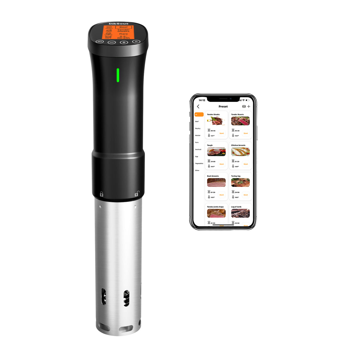 Inksous WiFi Sous Vide Cooker ISSV-200-W