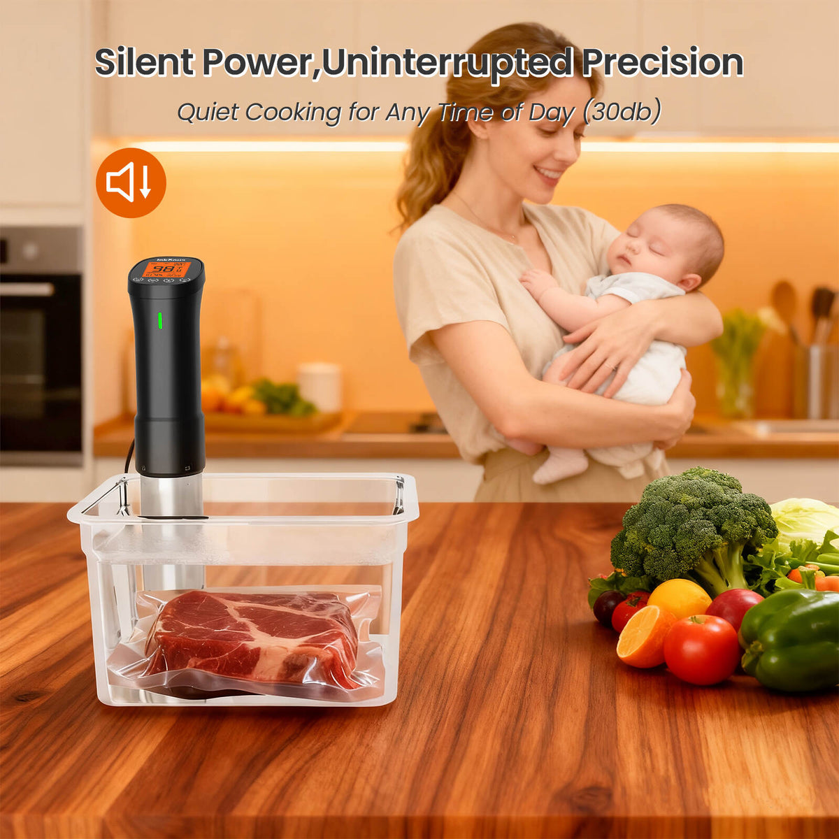Inksous WiFi Sous Vide Cooker ISSV-200-W