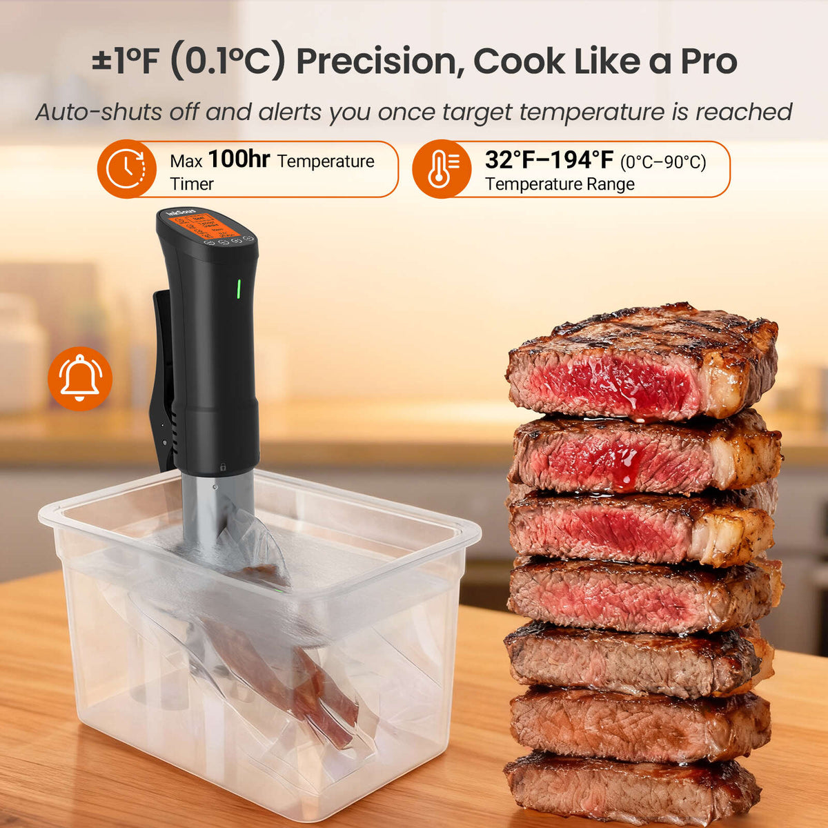 Inksous WiFi Sous Vide Cooker ISSV-200-W